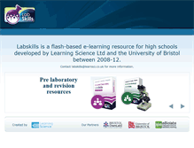 Tablet Screenshot of labskills.co.uk